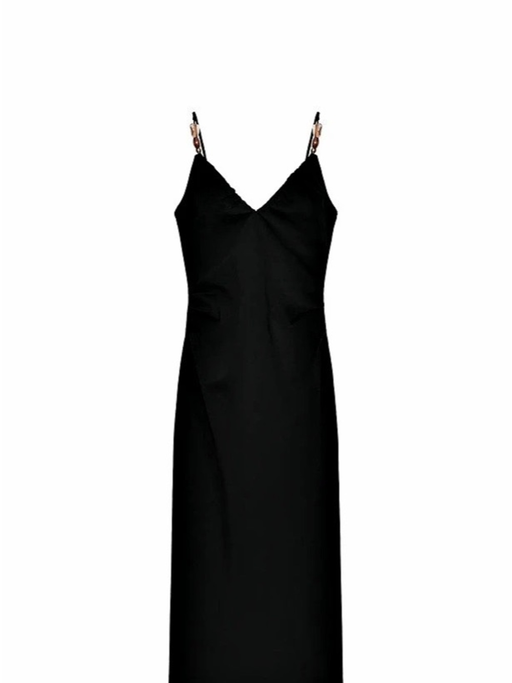 Zara Limited Edition Beaded Midi Dress Black size small - Picture 2 of 2